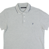 FRENCH CONNECTION Mens Polo Shirt Grey L
