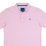 CREW CLOTHING Mens Polo Shirt Pink XS