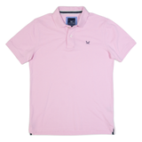 CREW CLOTHING Mens Polo Shirt Pink XS