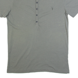 ALL SAINTS Velop Mens Polo Shirt Grey S