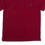 BENCH Mens Polo Shirt Red M