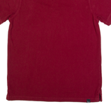 BENCH Mens Polo Shirt Red M