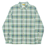 TIMBERLAND Mens Shirt Green Check Long Sleeve L