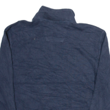 NAUTICA Mens Jumper Blue 1/4 Zip Tight Knit XL
