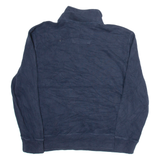 NAUTICA Mens Jumper Blue 1/4 Zip Tight Knit XL