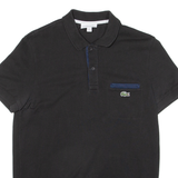 LACOSTE Mens Polo Shirt Black S