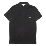 LACOSTE Mens Polo Shirt Black S