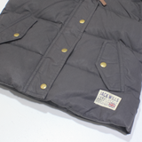 JACK WILLS Down Insulated Womens Puffer Gilet Black Hooded UK 10