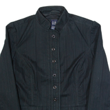 GAP Womens Blazer Jacket Black Striped UK 12