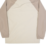 QUIKSILVER Sherpa Lined Womens Jacket Beige Hooded Colourblock M