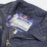 JOULES Womens Quilted Jacket Blue UK 8