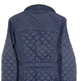 JOULES Womens Quilted Jacket Blue UK 8