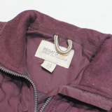 REGATTA Womens Quilted Jacket Maroon UK 10