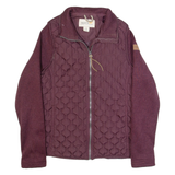 REGATTA Womens Quilted Jacket Maroon UK 10