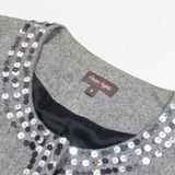 PHASE EIGHT Womens Jacket Grey Wool UK 8