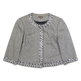 PHASE EIGHT Womens Jacket Grey Wool UK 8