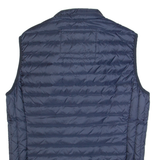 SUPERDRY Down Insulated Mens Puffer Gilet Blue S
