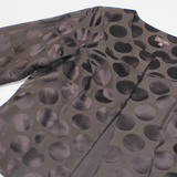 PHASE EIGHT Womens Jacket Brown Silk Spotted UK 8