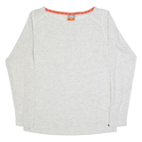 TRESPASS Womens T-Shirt Grey Long Sleeve XS