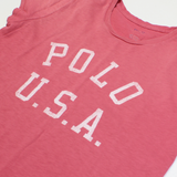 POLO RALPH LAUREN Womens T-Shirt Pink USA M