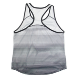 WILSON Striped Womens Vest White Sleeveless M