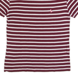 JACK WILLS Womens T-Shirt Maroon UK 8