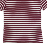 JACK WILLS Womens T-Shirt Maroon UK 8