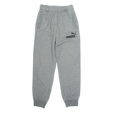 PUMA Mens Joggers Green Tapered S W26 L29