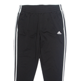 ADIDAS Womens Track Pants Black Tapered L W30 L26