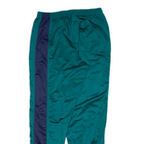 ADIDAS Mens Track Pants Green Tapered L W31 L31