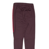 NIKE Mens Track Pants Maroon Tapered S W27 L28