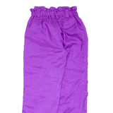 PLAY CREW Womens Snow Pants Purple Tapered L W28 L31