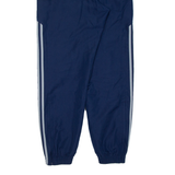ADIDAS Mens Track Pants Blue Tapered S W28 L30