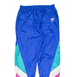 ADIDAS Womens Track Pants Blue Tapered L W31 L31