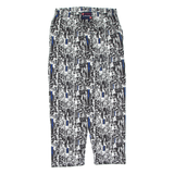 Womens Joggers Black Wide-Leg L W32 L28