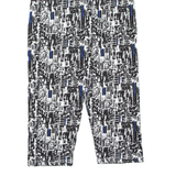 Womens Joggers Black Wide-Leg L W32 L28