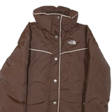THE NORTH FACE Womens Jacket Brown Nylon M