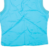 GUESS Womens Gilet Blue Nylon L