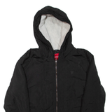 GUESS Mens Jacket Black Hooded 2XL