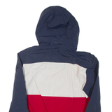 TOMMY HILFIGER Mens Track Jacket Blue Colourblock S