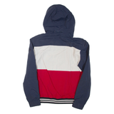 TOMMY HILFIGER Mens Track Jacket Blue Colourblock S