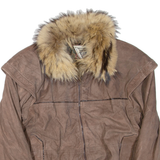MARILYN RICHARDS Womens Jacket Brown L