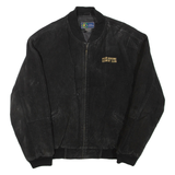 SAINT ANDREWS Mens Jacket Black Leather L