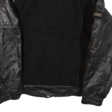 Mens Jacket Black Leather Faux Leather XL