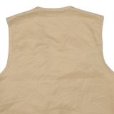 Mens Gilet Beige XL