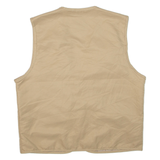 Mens Gilet Beige XL