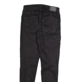 LEVI'S Womens Jeans Black Regular Skinny W26 L26
