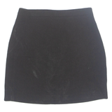ZARA Womens Straight Skirt Black Short XS