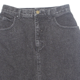 GUESS Womens Straight Skirt Black Short Denim S