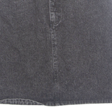 GUESS Womens Straight Skirt Black Short Denim S